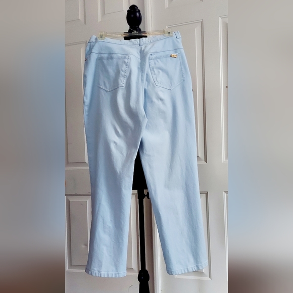 ‼️St. John Sport‼️by Marie Gray, Powder Blue Pants Size 10 - Picture 6 of 6
